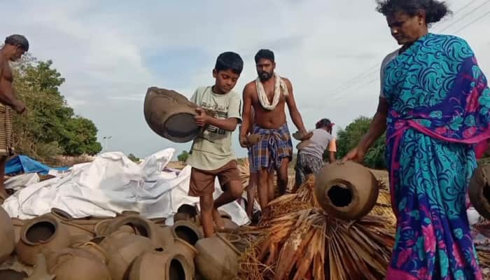 ராமநாதபுரத்தில் மண்பாண்ட தொழிலாளர்களை சோதித்த மழை! 