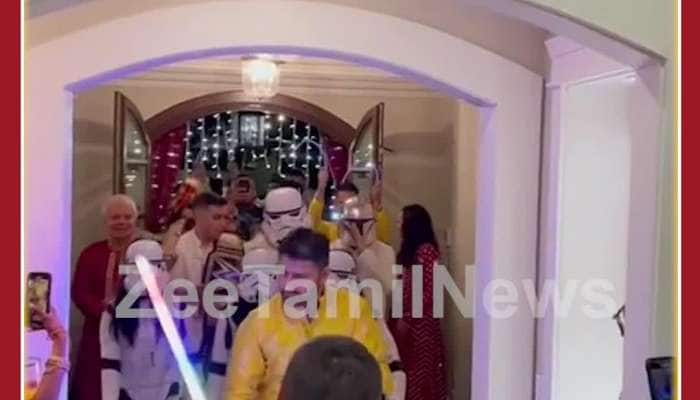 Funny Wedding Video: Groom Enters With Star Wars Theme, Netizens Amused