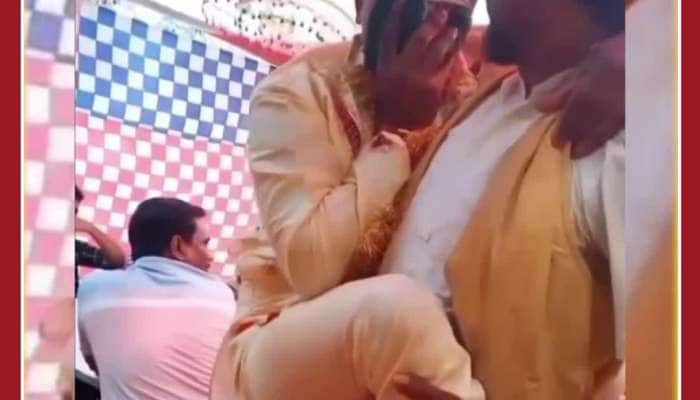 Funny Wedding Video: Groom Throws Tantrums, See What Father-in-law does 
