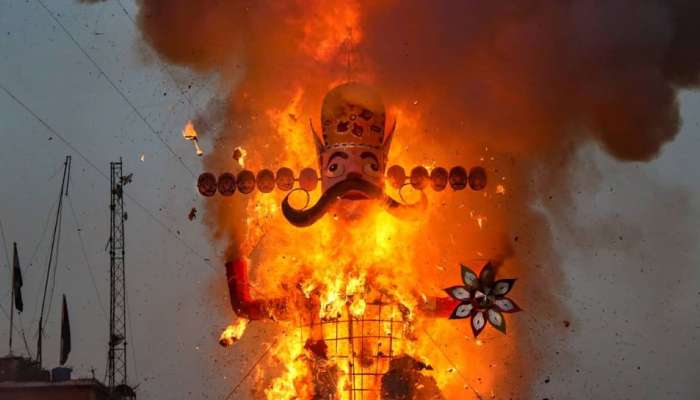 Dussehra Fire 2022: ராவணனை எரித்த விஜயதசமி கொண்டாட்டங்கள்