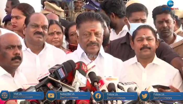 AIADMK Supporters are with us claims O Panneerselvam