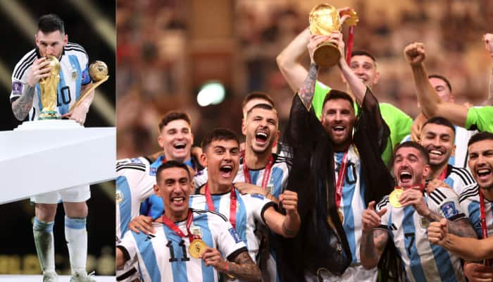 FIFA World Cup Final 2022: முதல் உலகக்கோப்பையை முத்தமிட்டார் மெஸ்ஸி... அர்ஜென்டினா சாம்பியன் title=