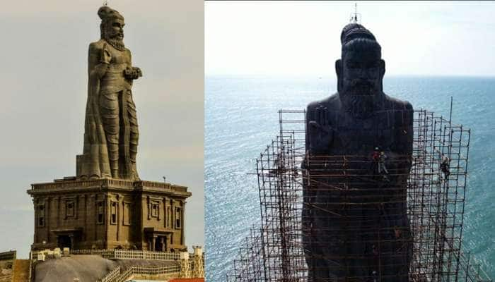 Thiruvalluvar Statue: கன்னியாகுமரி 133 அடி திருவள்ளுவர் சிலை மராமத்து பணிகள் நிறைவு title=