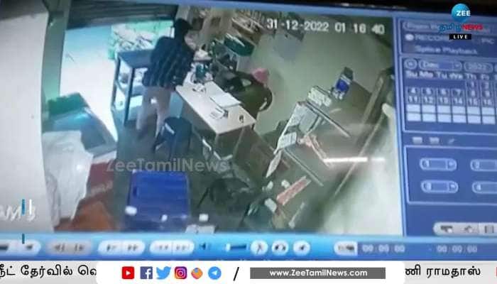 CCTV footage of thief stealing Milk Pockets