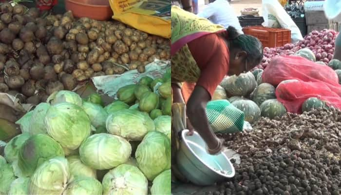 உழவர் திருநாளுக்கு உழவர் சந்தையை நோக்கி படையெடுக்கும் பொதுமக்கள்