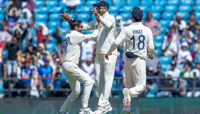 IND Vs AUS 1st Test: ஜடேஜா - அஸ்வின் மாயாஜால சுழலில் சுருண்ட ஆஸ்திரேலியா..! ரோகித் அரைசதம் title=