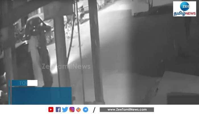 Men in car attack Shopkeeper in Madurai: CCTV Video Goes Viral