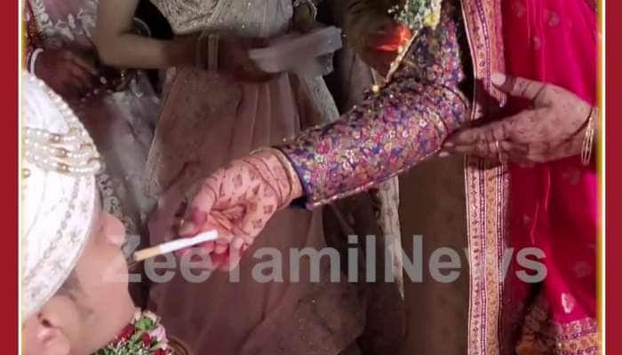 Groom Gets Strange Welcome with Cigarette and Pan