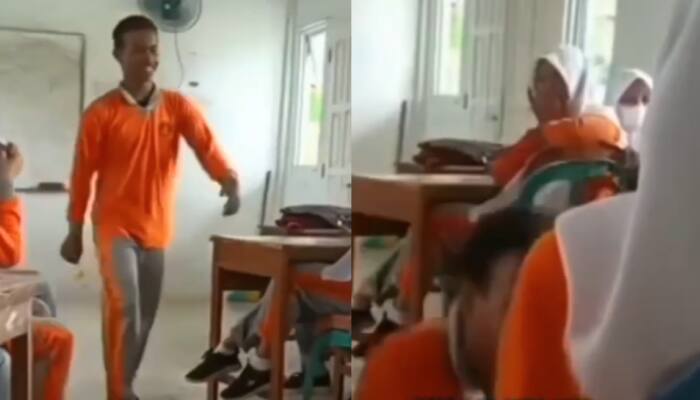 Viral Video: பள்ளி வகுப்பறையில் காதலை சொன்ன மாணவன்... மாணவியின் பதிலை பாருங்க! title=