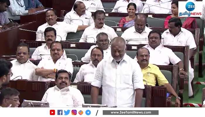 Tamil Nadu Assembly Speaker on O Panneerselvam 