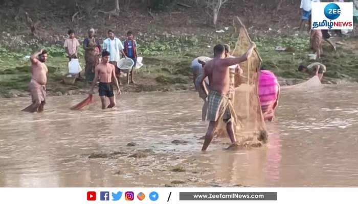 People participate with enthusiasm in Fishing Festival