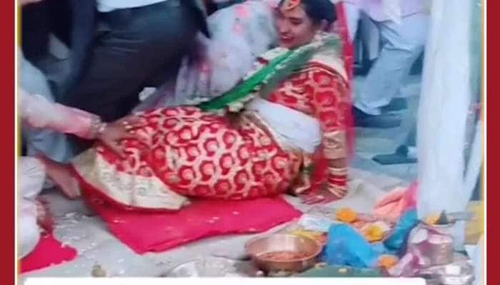 OMG Marriage Video: Guests Fall on Bride, See What Happens Next 