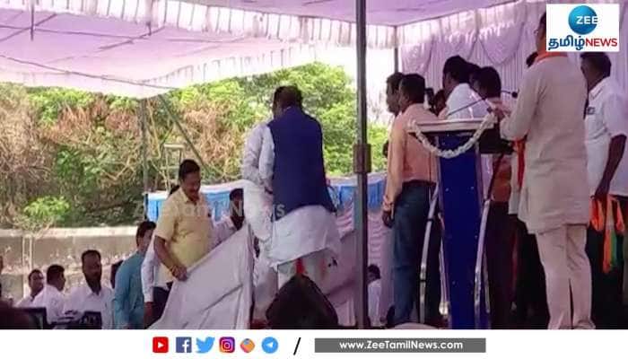 Annamalai criticised for insulting Tamil Thai Vazhthu in Karnataka