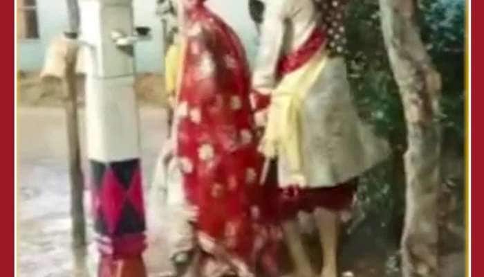 Funny Wedding Video: Bride Groom Did This With Umbrella 