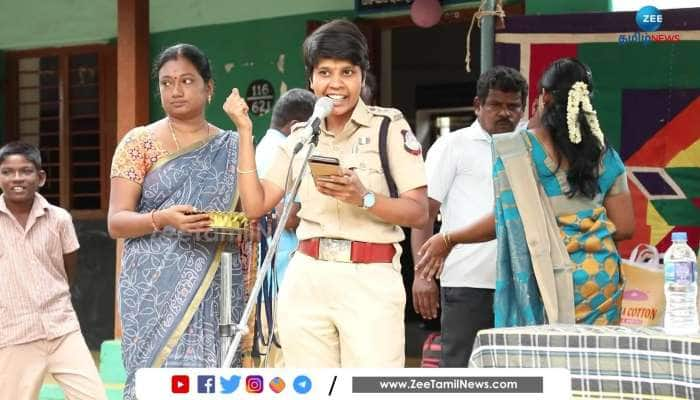 Woman DSP praised for Motivating School children