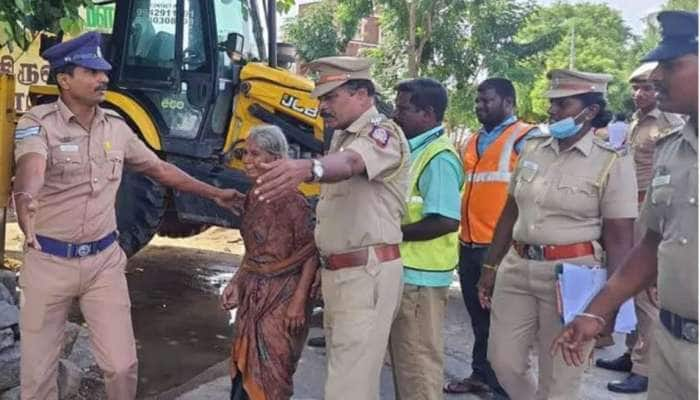 ’காலில் கூட விழுகிறேன் மாட்டு கொட்டகையை விடுங்கள்’ மூதாட்டி குரலுக்கு செவிசாய்க்காத அதிகாரிகள்