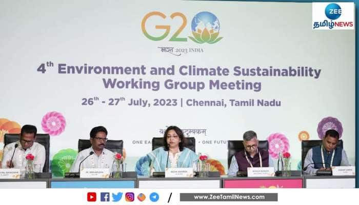 G20 Summit on Environment Protection Starts Today in Chennai