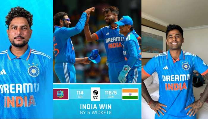 ஒரு நாள் போட்டியிலும் வெஸ்ட் இண்டீஸை அடிச்சு துவம்சம் பண்ணிய இந்திய கிரிக்கெட் அணி!