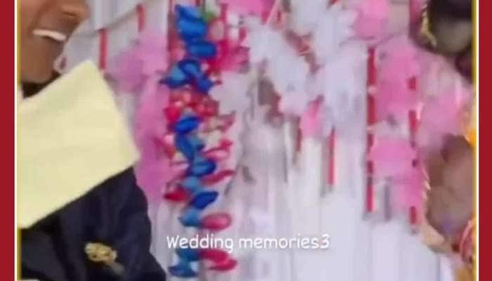 Funny Bride Groom Fight On Stage: Viral Video, Netizens React
