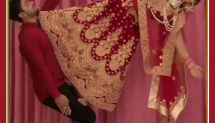 Funny Wedding Viral Video: Bride Stunt In Photoshoot Stuns Netizens 