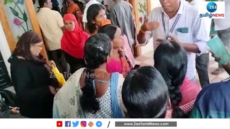 Women involve in Fierce Argument Over Inactive E Seva Portal