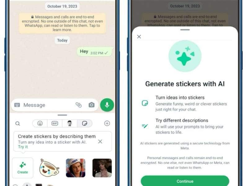 வாட்ஸ்அப்பில் AI உடன் வேடிக்கையான ஸ்டிக்கர்களை உருவாக்குங்கள்..! 
