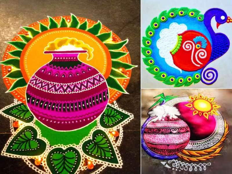 Pongal Kolam 2024: பொங்கலுக்கு இந்த கோலங்களை போடுங்க.. தெருவே வாய்பிளக்கும்