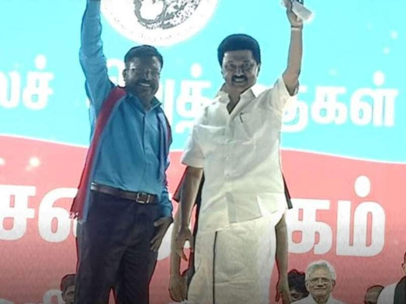 திமுகவில் இருந்தவர் திருமாவளவன், விசிக கூட்டணி உறுதி - முதலமைச்சர் ஸ்டாலின் பேச்சு