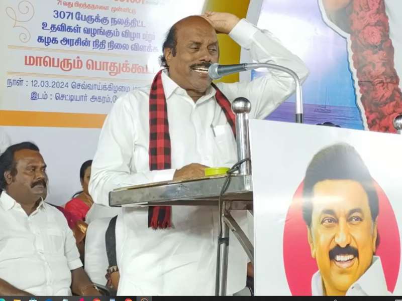 குஜராத் துறைமுகத்திலிருந்து தான் போதைப் பொருட்கள் வருகிறது: அமைச்சர் எ.வ.வேலு