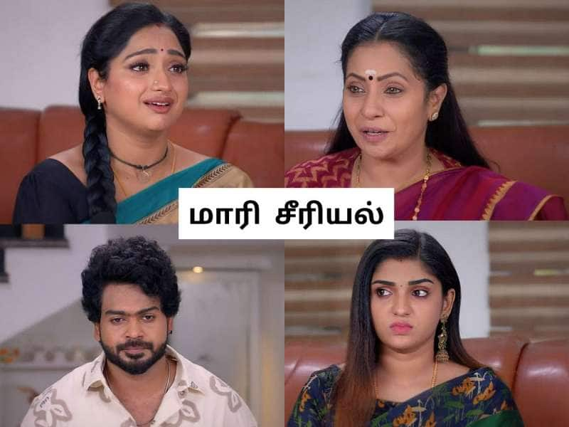 மாரியை பழி தீர்க்க சதித்திட்டம்! சீமந்தத்திற்கு முன்னதாக குட்டு வெளிப்படுமா? மாரி சீரியல் அப்டேட்! title=