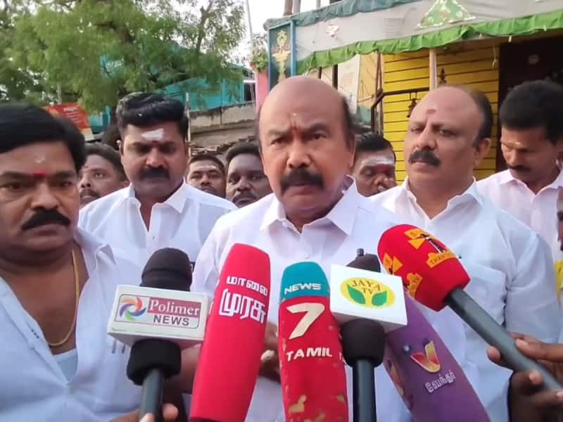 வாக்குச்சாவடிகளில் ஏஜெண்ட் போட ஆள் இல்லாத கட்சி பாஜக - அதிமுக முன்னாள் அமைச்சர் அட்டாக் title=