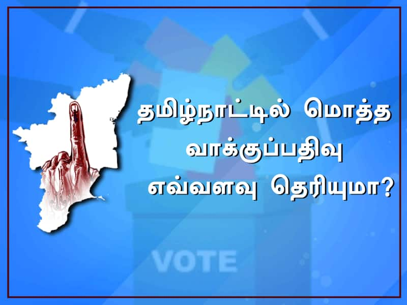 தமிழ்நாட்டில் மொத்த வாக்குப்பதிவு எவ்வளவு...? சென்னையில் சாதனையா? - முழு விவரம் உள்ளே!