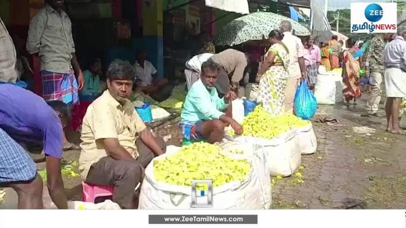 Sudden decrease in Flower Prices at Madurai