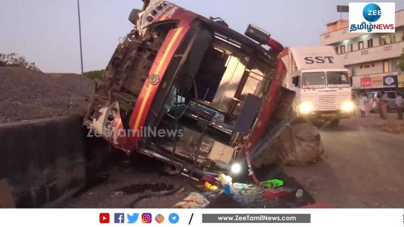 Luxury Bus Accident 20 injured