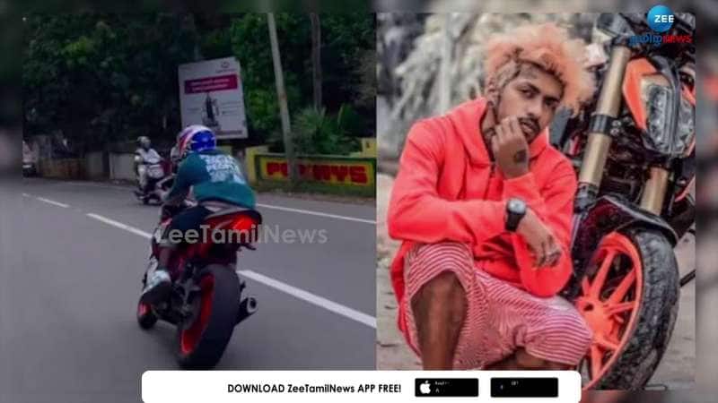 Youth arrested in Kerala for Bike Wheeling