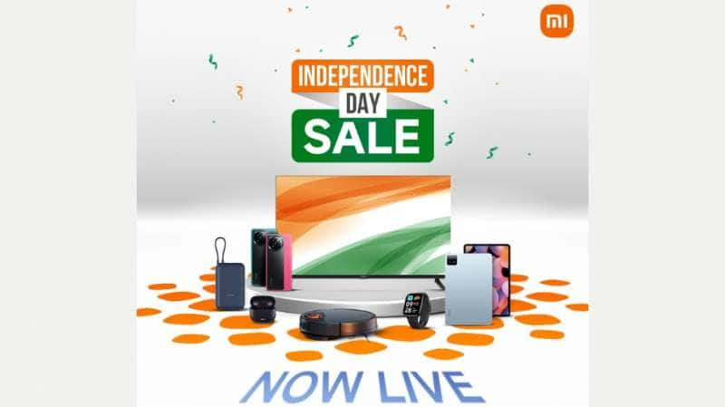 சுதந்திர தின சலுகை விற்பனை... Xiaomi ஸ்மார்ட்போன்கள், ஸ்மார்ட் டிவிக்கு 57% வரை தள்ளுபடி