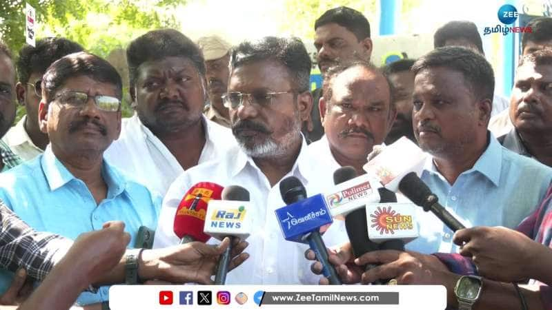 விஜய்யின் அரசியல் பாதை மகிழ்ச்சியளிக்கிறது - திருமாவளவன்