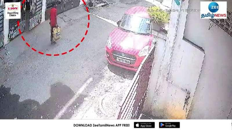 Chilling Bike Theft caught in CCTV Camera Footage in Tambaram