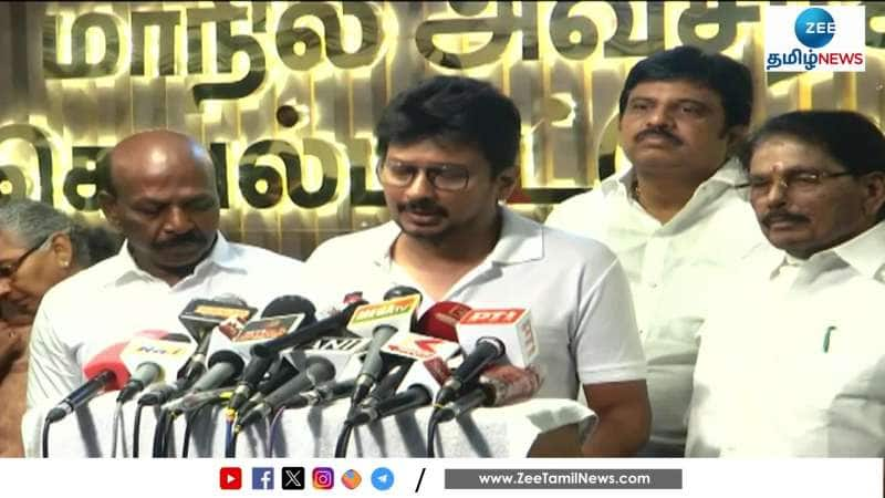 TN Deputy CM Udhayanidhi Stalin Briefs Media on current situation of rain relief activities