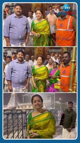 Actress Jyothika visits Tirupati Photos Go Viral