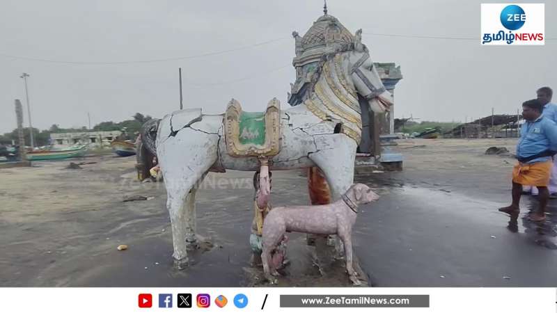 People scared as sea water enters the village of Chinnakudi
