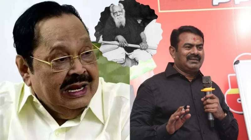 சீமான் அறிவிலி, தற்குறி என அமைச்சர் துரைமுருகன் கடும் விமர்சனம்