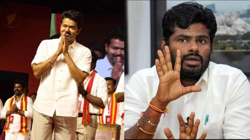 TVK vs BJP: பாஜகவை விமர்சித்த விஜய்; அண்ணாமலை கொடுத்த பதிலடி! title=