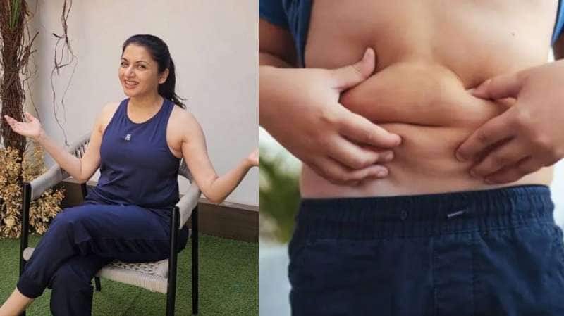 56 வயதில் தொப்பையை குறைத்த நடிகை! உட்கார்ந்து கொண்டே ‘இதை’ செய்யுங்கள்..
