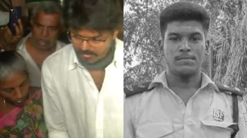 அஜித்குமாரின் தாயாரை நேரில் சந்தித்து விஜய் ஆறுதல்.. ரூ. 2 லட்சம் நிவாரணம்!